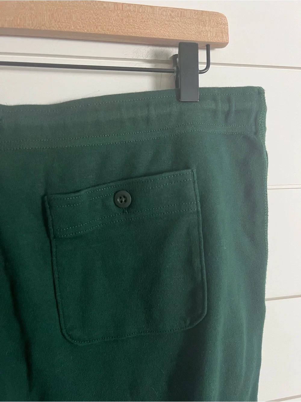 J.Crew Heritage Brushed Rib Knit Jogger Pants Men’s L Tall Green 100% Cotton